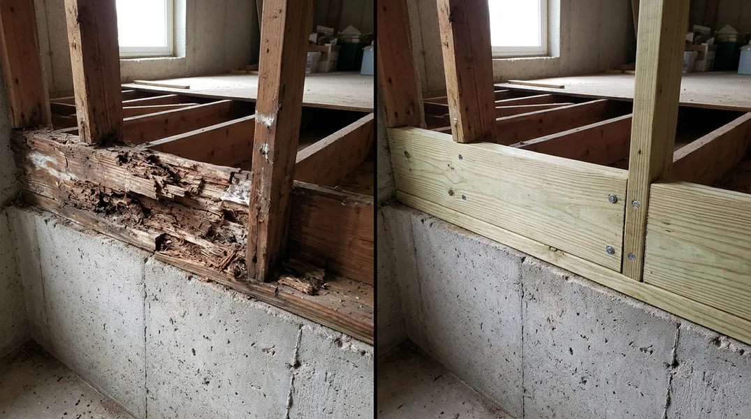 Why Joliet Homes Get So Much Wood Rot — Freeze-Thaw, Ice Dams and Wet Basements